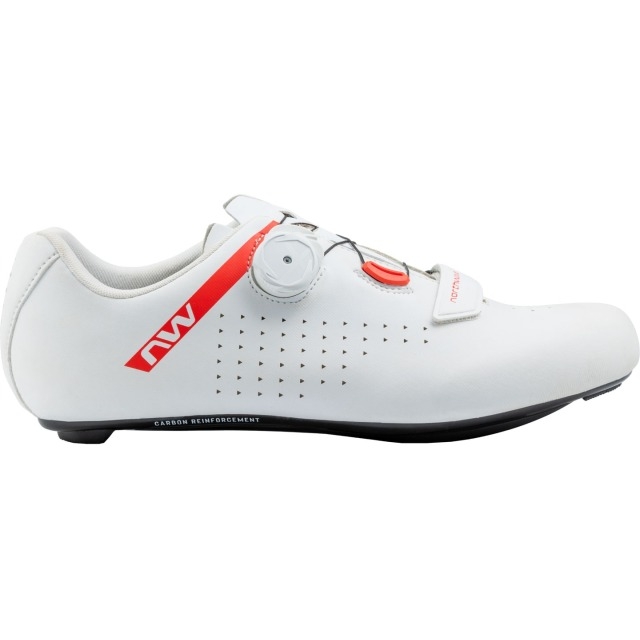 Northwave Chaussures Core Plus 2 White Red Fluo
