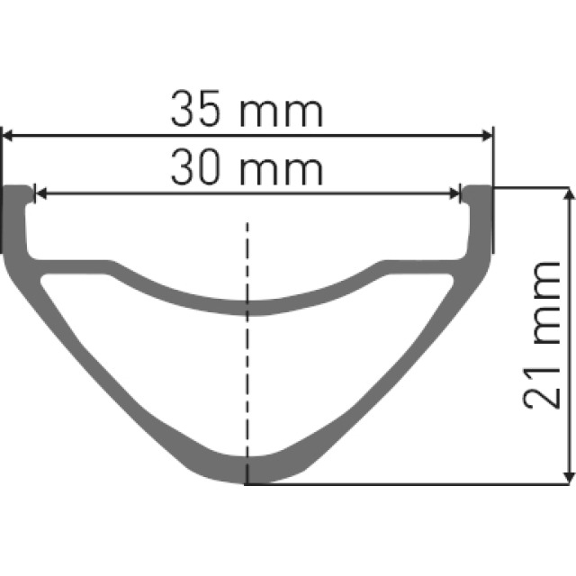 DT Swiss Felge FR 541 Disc Silber