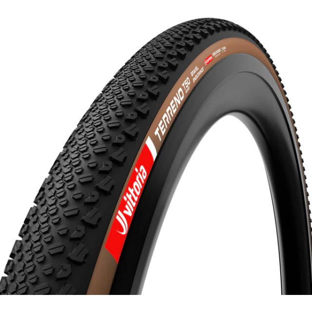 Vittoria Pneu pliant Terreno T50 Mix Endurance TLR Marron