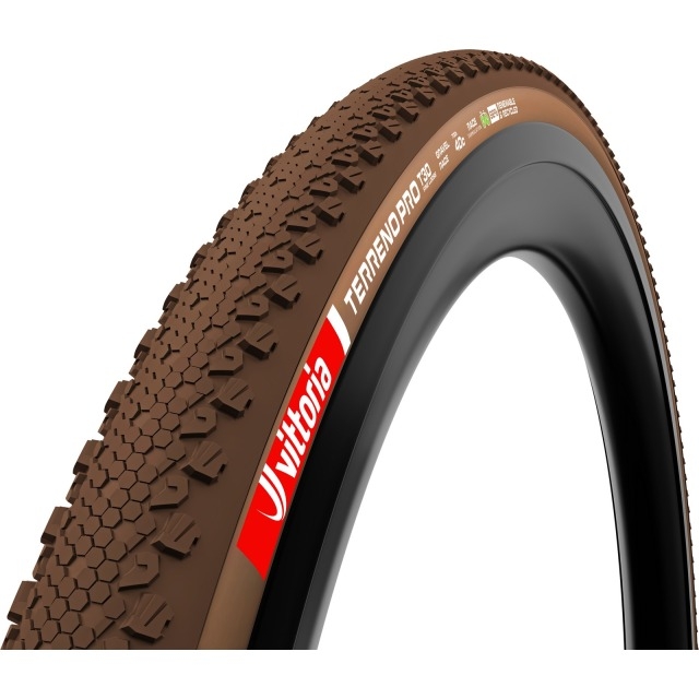 Vittoria Pneu pliable Terreno Pro T30 Fine Loose Gravel Race TLR Braun