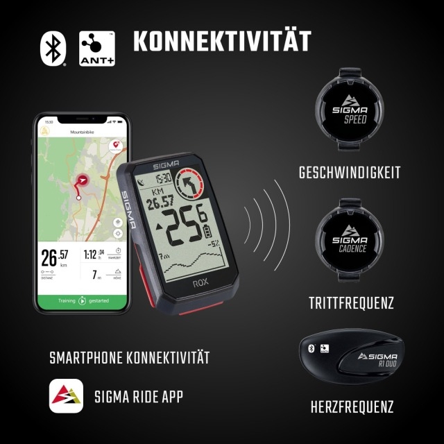 Sigma Compteur de v&eacute;lo ROX 4.0 Endurance