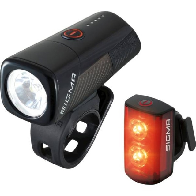 Sigma Lichtset Vorderlicht Buster 400 mit R&uuml;cklicht RL 80