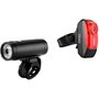 Lelumia Lichtset Vorderlicht Phoenix 1000 mit R&uuml;cklicht Beast 150