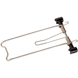 Federklappe Clamp It Edelstahl 12mm/100mm für Shine Evo Standard silber