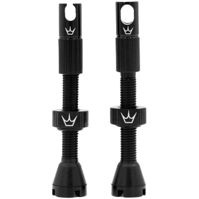 Peaty's Tubeless Ventil Chris King MKII Schwarz