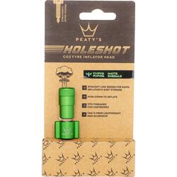 Holeshot CO2 Tyre Inflator Head emerald
