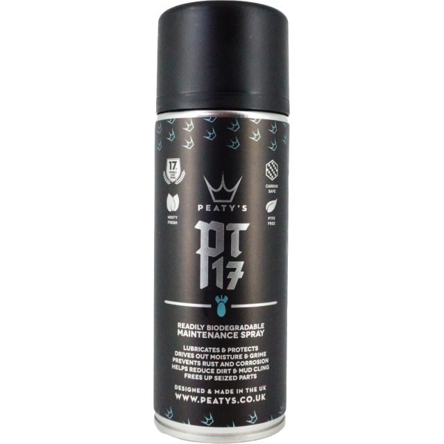 Peaty's Lubrifiant Huile p&eacute;n&eacute;trante PT17 General Maintence Spray 400ml