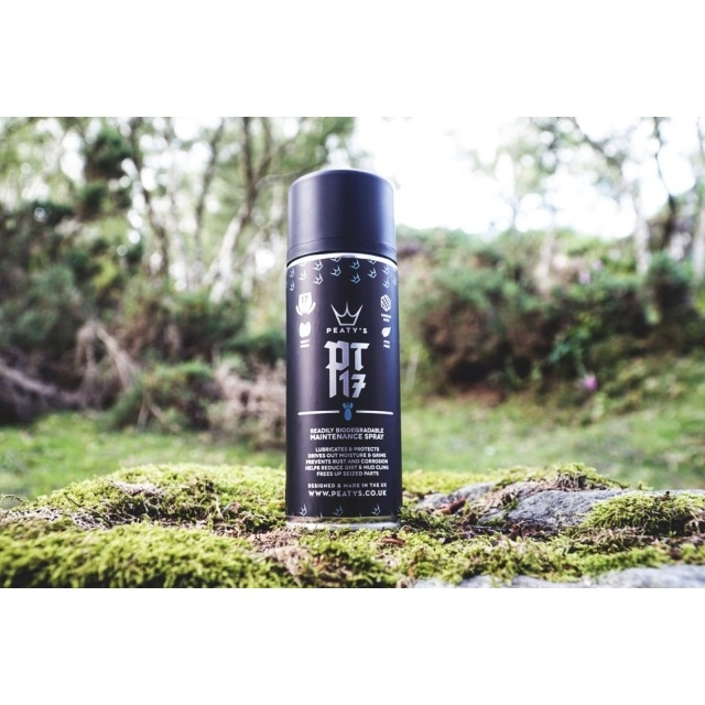 Peaty's Lubrifiant Huile p&eacute;n&eacute;trante PT17 General Maintence Spray 400ml