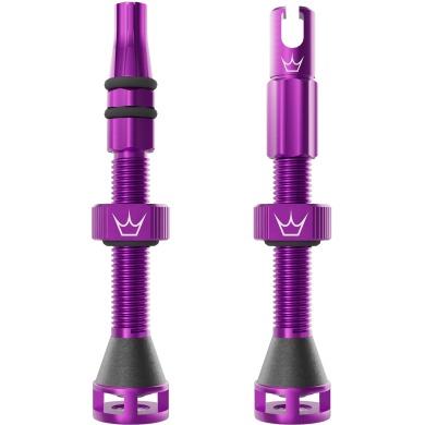 Peaty's tubeless Valve Holeshot TL Fast Flow Violet
